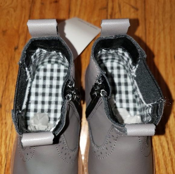 DADAWEN Toddler Unisex Waterproof Outdoor Side Chelsea Ankle Boots - Picture 8 of 11